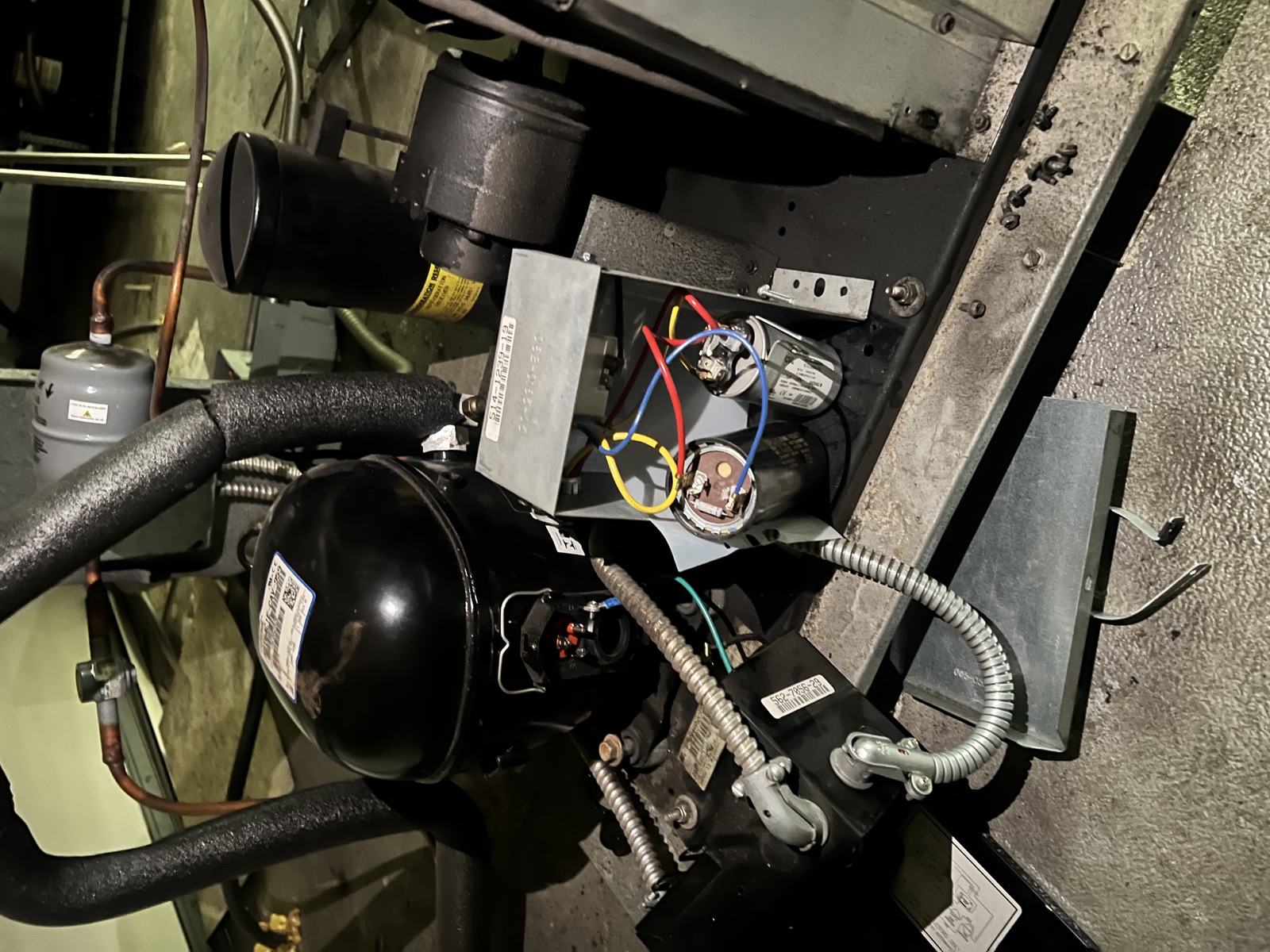 Walk-in cooler repair work